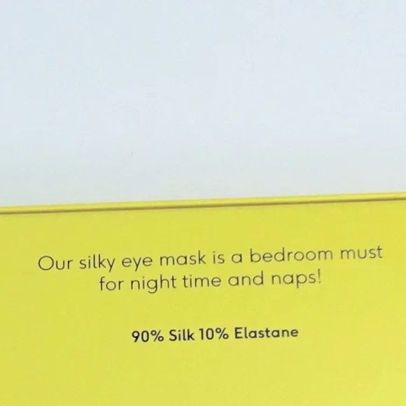 Fenella Smith London Silk Heart Design Sleep Mask NIB - Picture 2 of 2